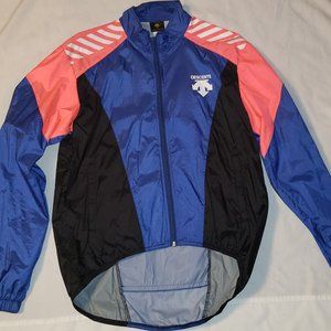 Vintage Descente Unisex Medium Cycling Jacket Windbreaker   Full Zip